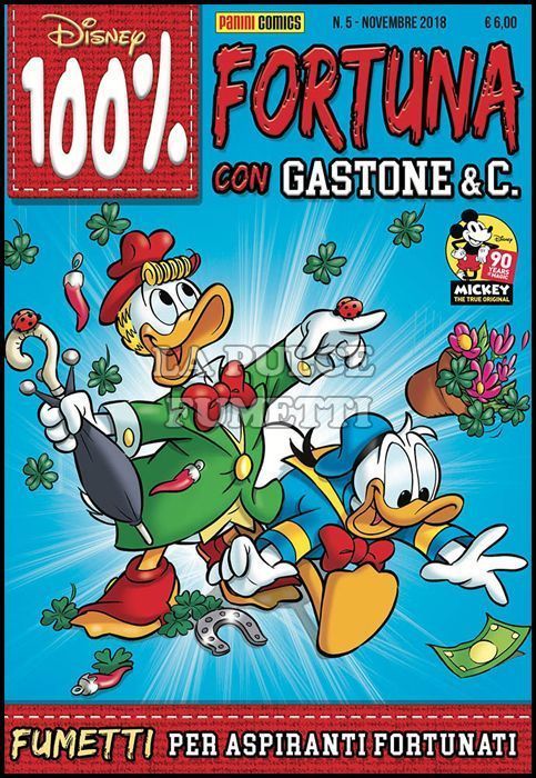 PAPERSTYLE #     5 - DISNEY 100% CAMPIONI DELLA FORTUNA CON GASTONE & C.